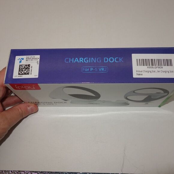 NEW iPlay RGB Controller Charging Dock Stand for PS VR2 White - Picture 3 of 4